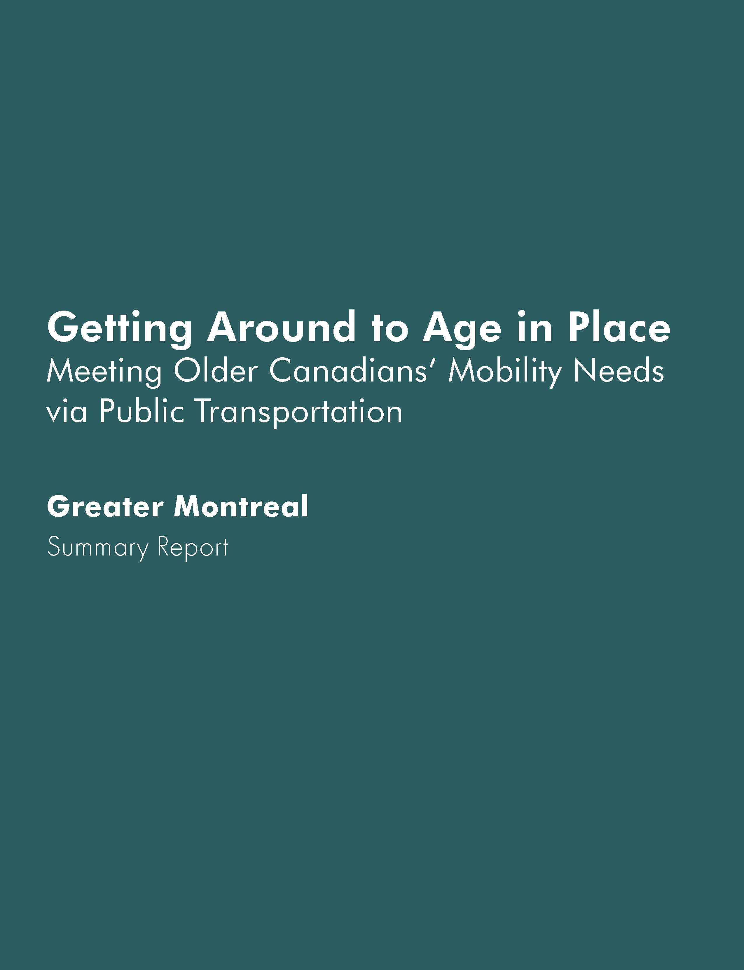 Report Montreal