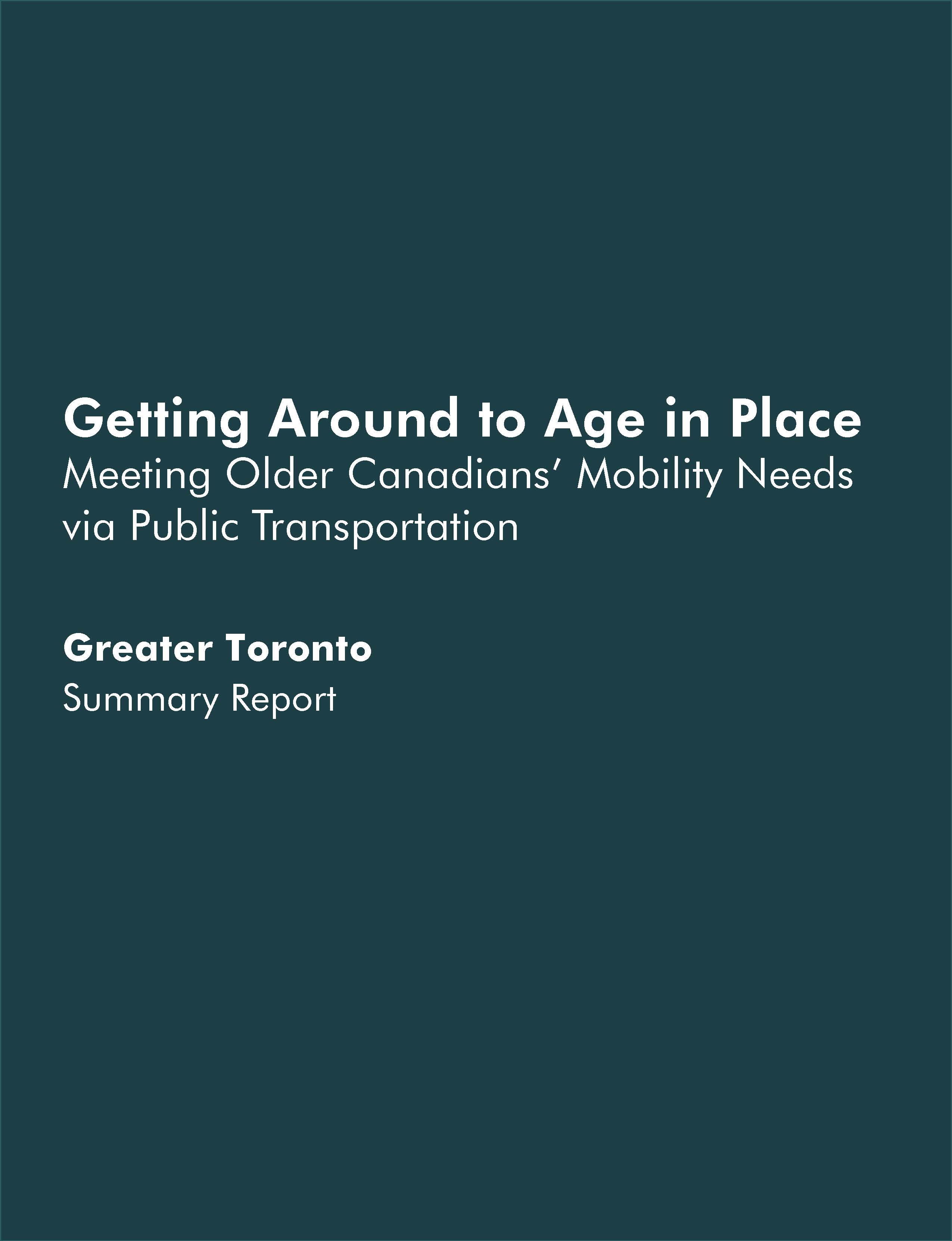 Report Toronto